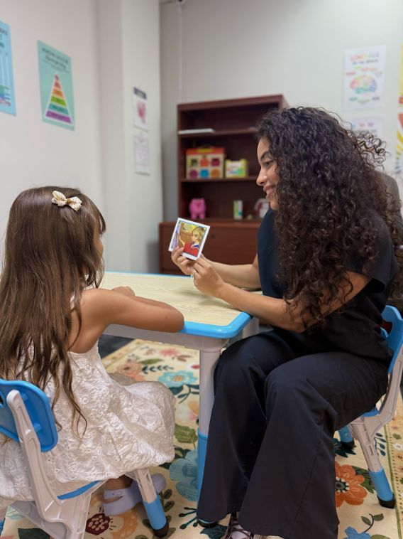 About Danna providing speech therapy to a child
